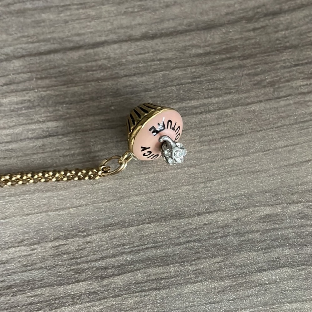 Juicy Couture Cupcake Birthday Necklace